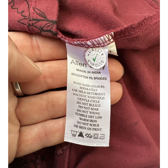 Allen Solly Short Sleeve Crew Neck Pullover Tee Shirt Adult Size Medium - Picture 6 of 8